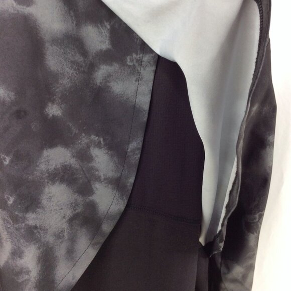 Tek Gear DryTek Plus Size Mixed Media Windbreaker Jacket Womens 1X Black Workout - Picture 8 of 11